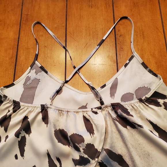 Express Sleepwear Crop Top With Overlapping Butterfly Panels In The Back Sz S - Picture 8 of 14